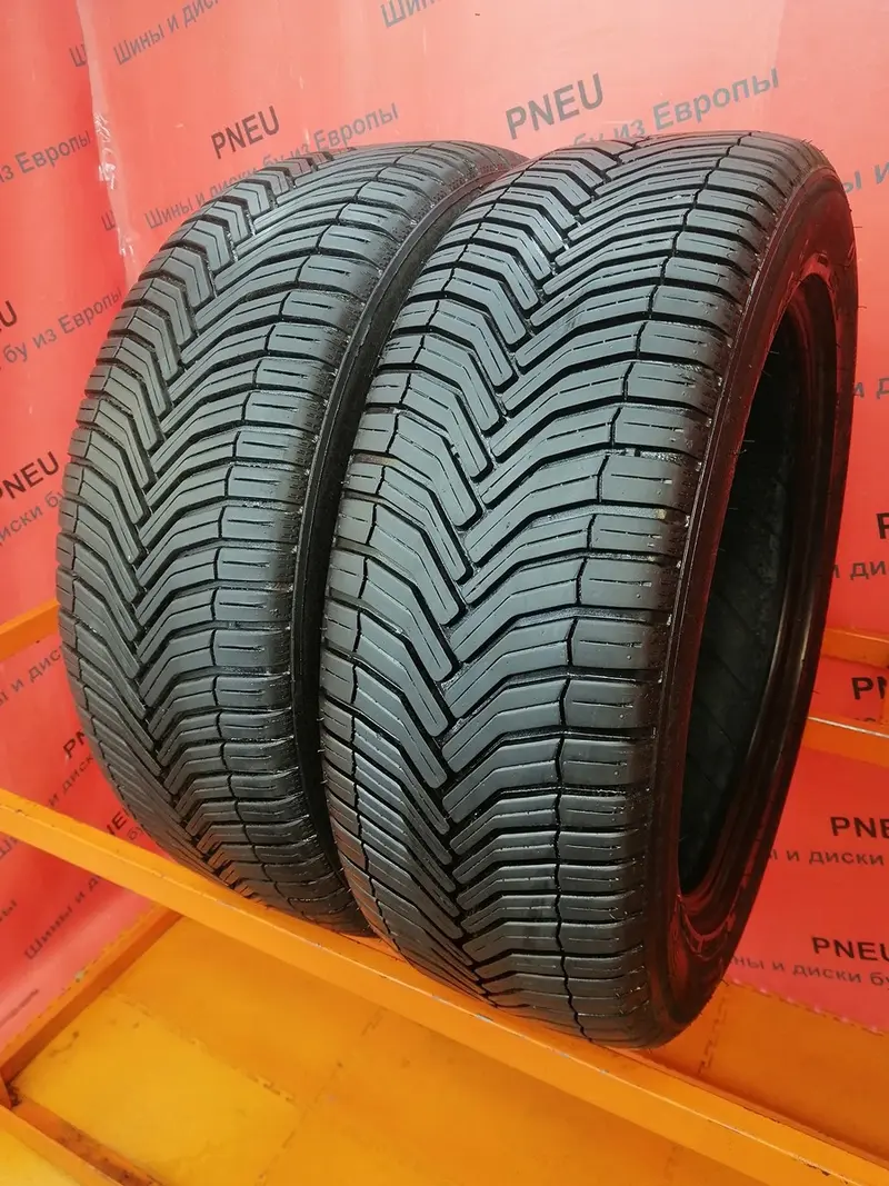 Пара б/у шин 215/55 R18 Michelin CrossClimate SUV