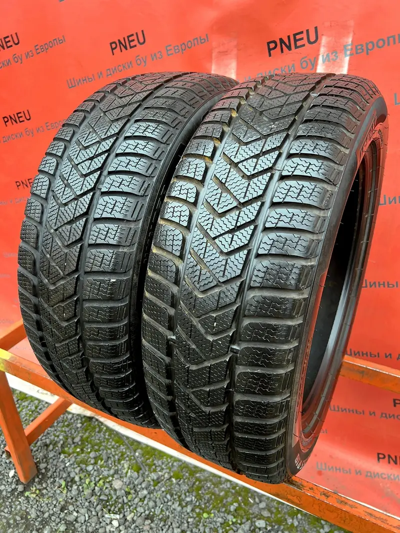 Пара б/у шин 215/55 R18 Pirelli Winter Sottozero 3