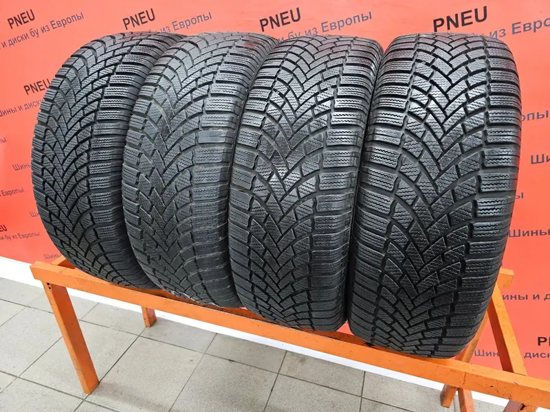 Комплект б/у шин 215/60 R16 Bridgestone Blizzak LM-005, фото 1