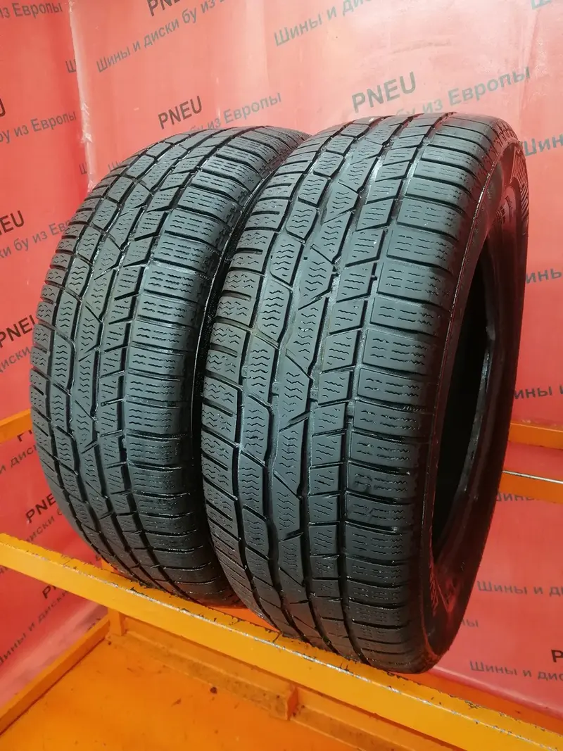 Пара б/у шин 215/60 R16 Continental ContiWinterContact TS 830 P