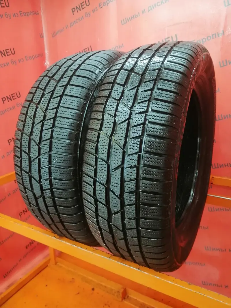 Пара б/у шин 215/60 R16 Continental ContiWinterContact TS 830 P