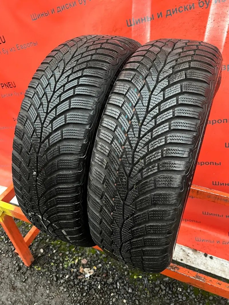 Пара б/у шин 215/60 R16 Continental ContiWinterContact TS 870