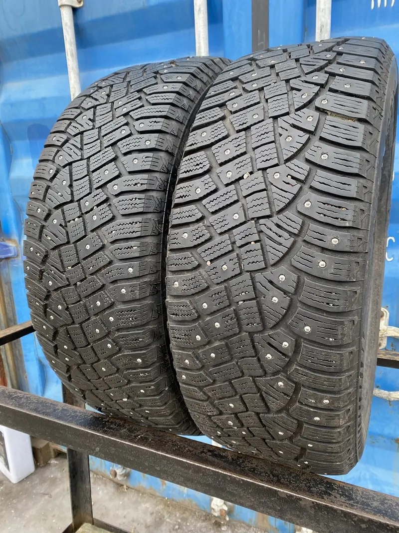 Пара б/у шин 215/60 R16 Continental IceContact 2