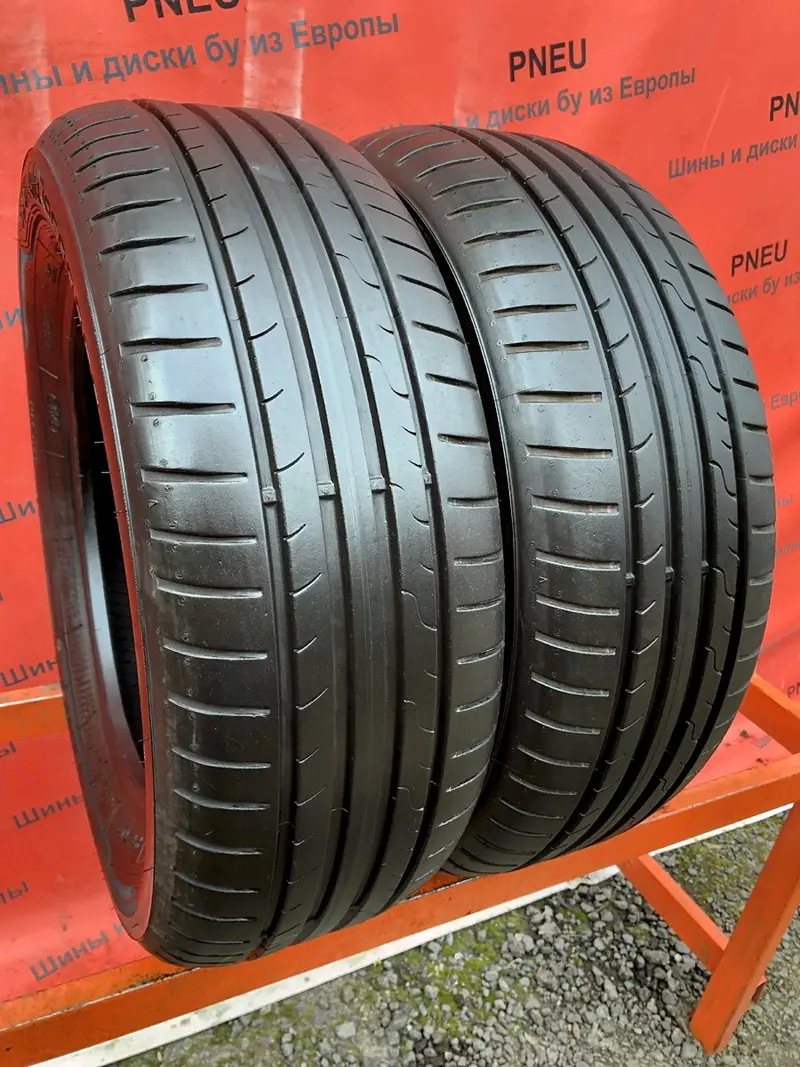 Пара б/у шин 215/60 R16 Dunlop SP Sport BluResponse