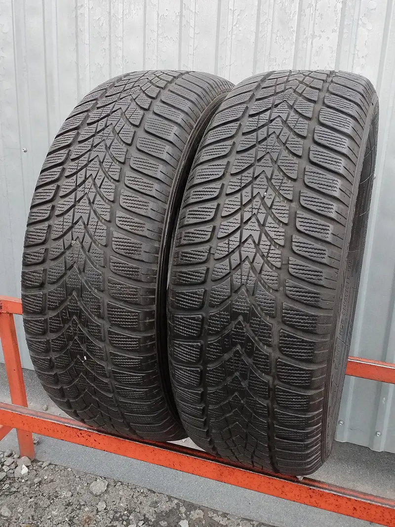 Пара б/у шин 215/60 R16 Dunlop SP Winter Sport 4D
