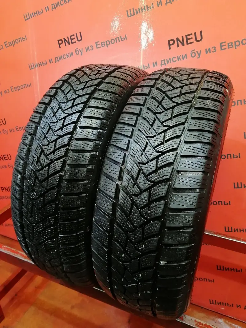 Пара б/у шин 215/60 R16 Dunlop Winter Sport 5