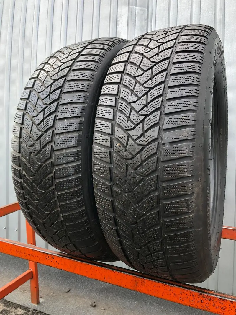 Пара б/у шин 215/60 R16 Dunlop Winter Sport 5