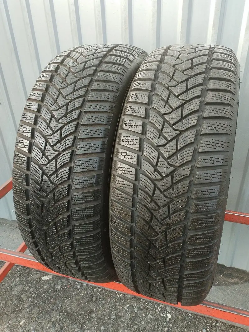 Пара б/у шин 215/60 R16 Dunlop Winter Sport 5
