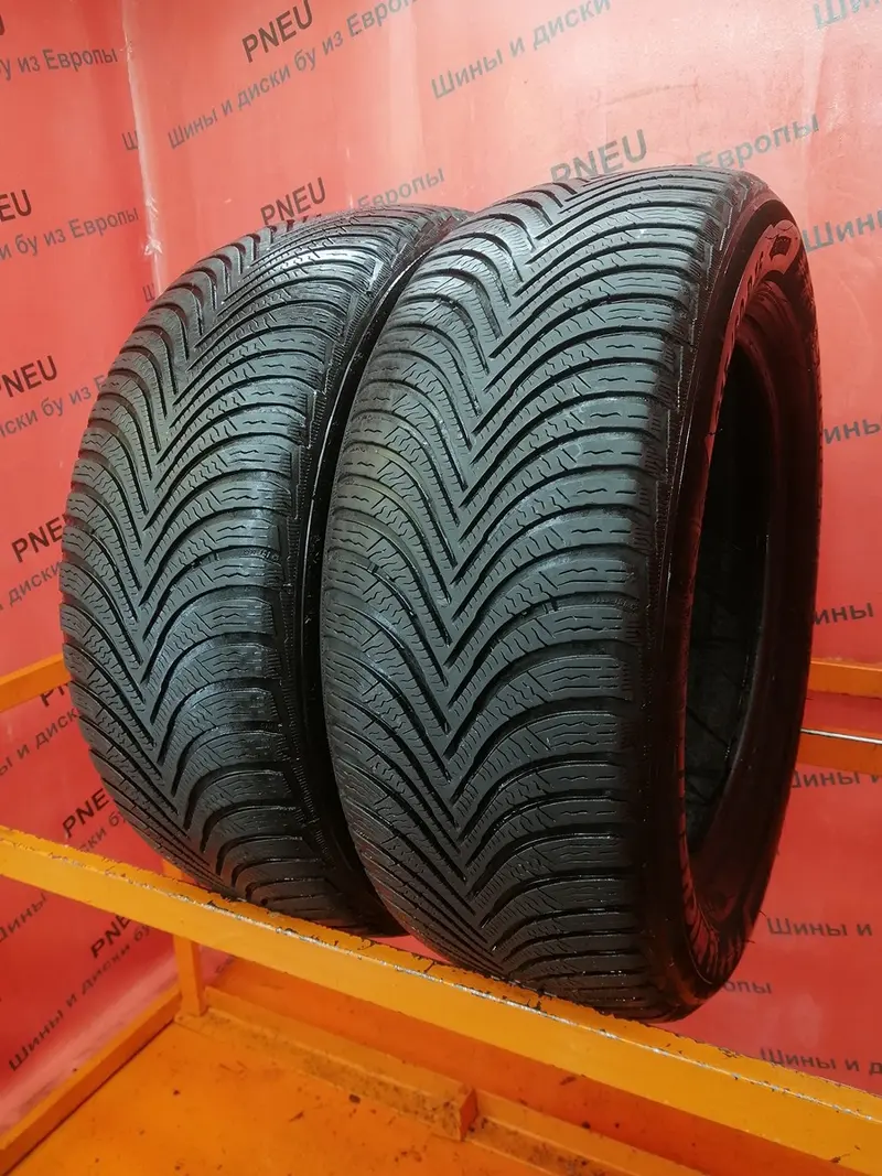 Пара б/у шин 215/60 R16 Michelin Alpin 5