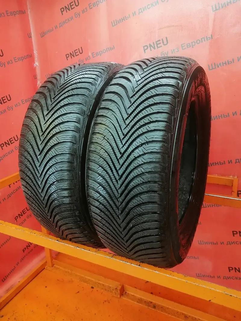 Пара б/у шин 215/60 R16 Michelin Alpin 5