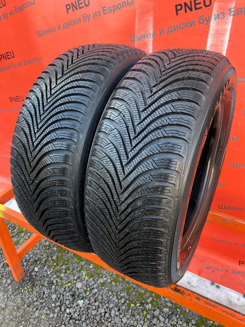 Пара б/у шин 215/60 R16 Michelin Alpin 5, фото 1