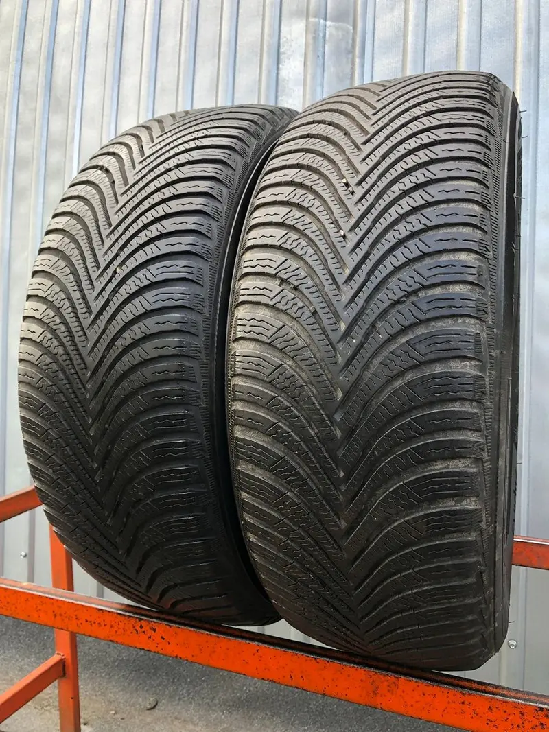 Пара б/у шин 215/60 R16 Michelin Alpin 5