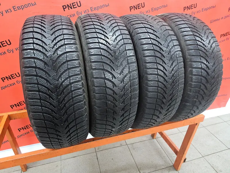 Комплект б/у шин 215/60 R16 Michelin Alpin A4