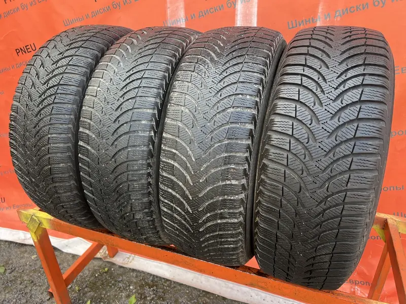 Комплект б/у шин 215/60 R16 Michelin Alpin A4
