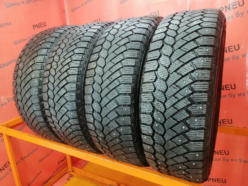 Комплект б/у шин 215/60 R17 Continental ContiIceContact 4x4