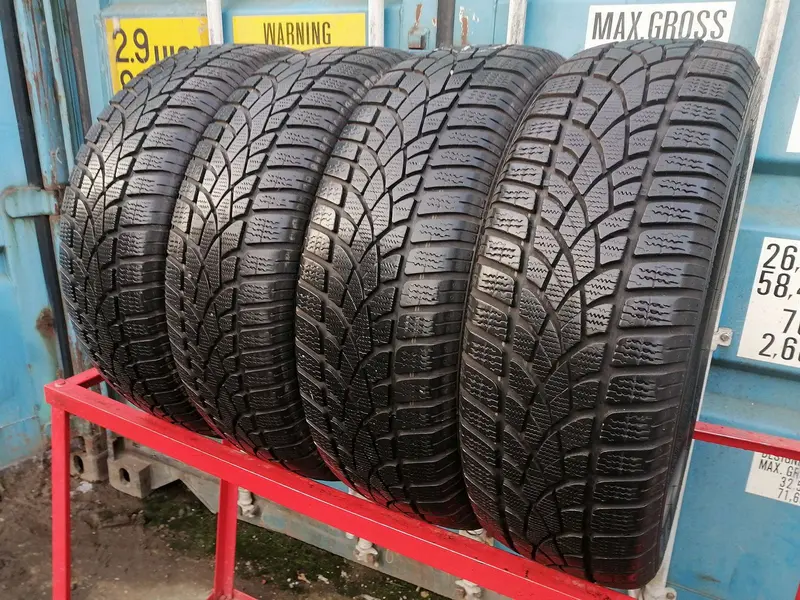 Комплект б/у шин 215/60 R17 Dunlop SP Winter Sport 3D, фото 1