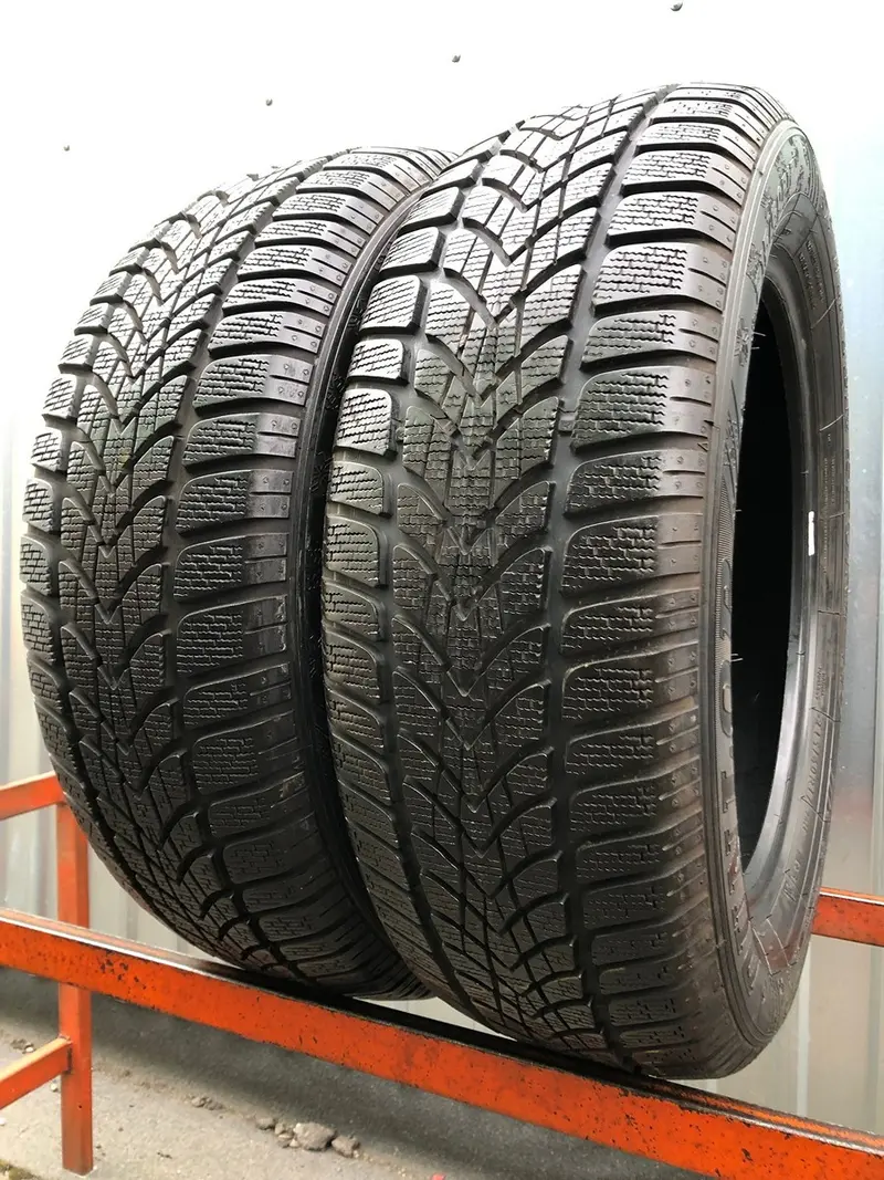 Пара б/у шин 215/60 R17 Dunlop SP Winter Sport 4D