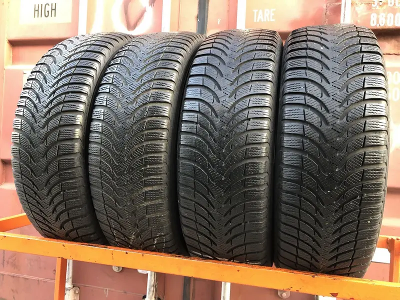 Комплект б/у шин 215/60 R17 Michelin Alpin A4, фото 1