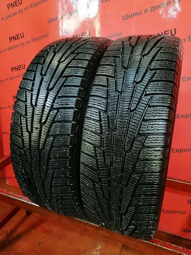 Пара б/у шин 215/60 R17 Nokian Hakkapeliitta R SUV, фото 1
