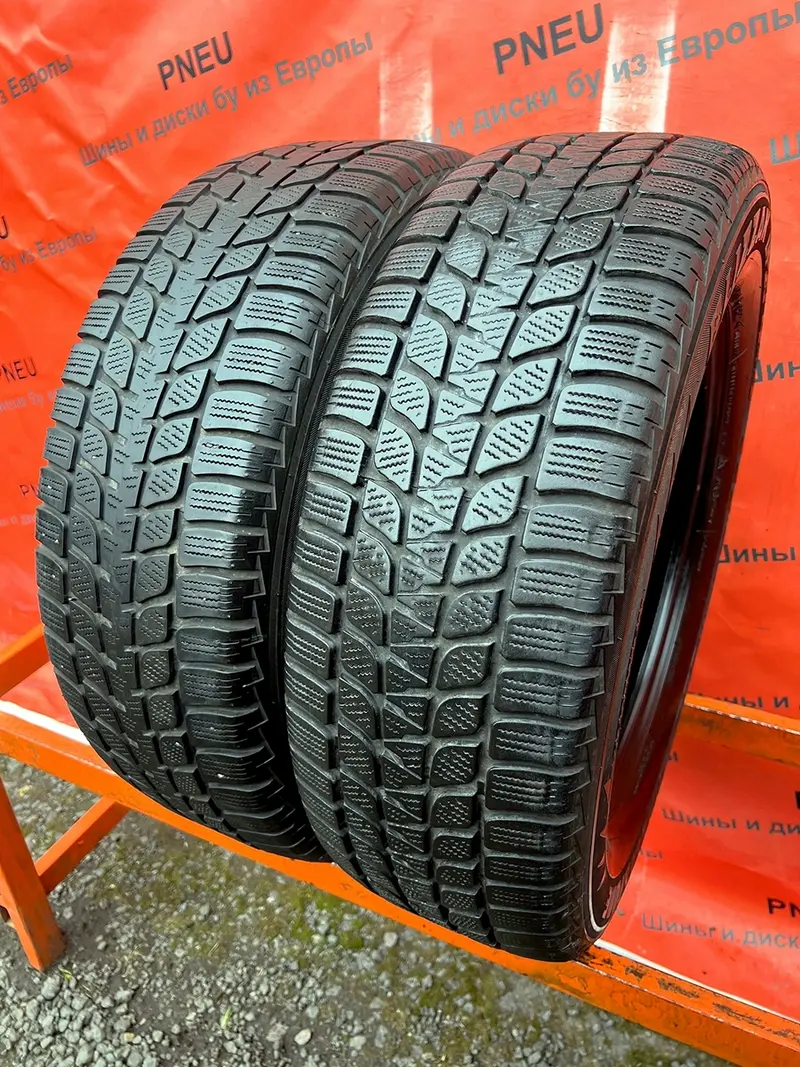 Пара б/у шин 215/65 R16 Bridgestone Blizzak LM25