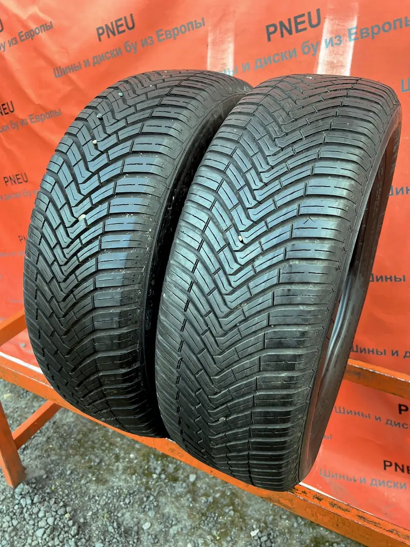 Пара б/у шин 215/65 R16 Continental AllSeasonContact