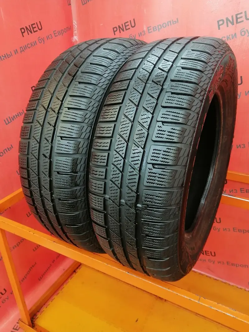 Пара б/у шин 215/65 R16 Continental ContiCrossContact Winter