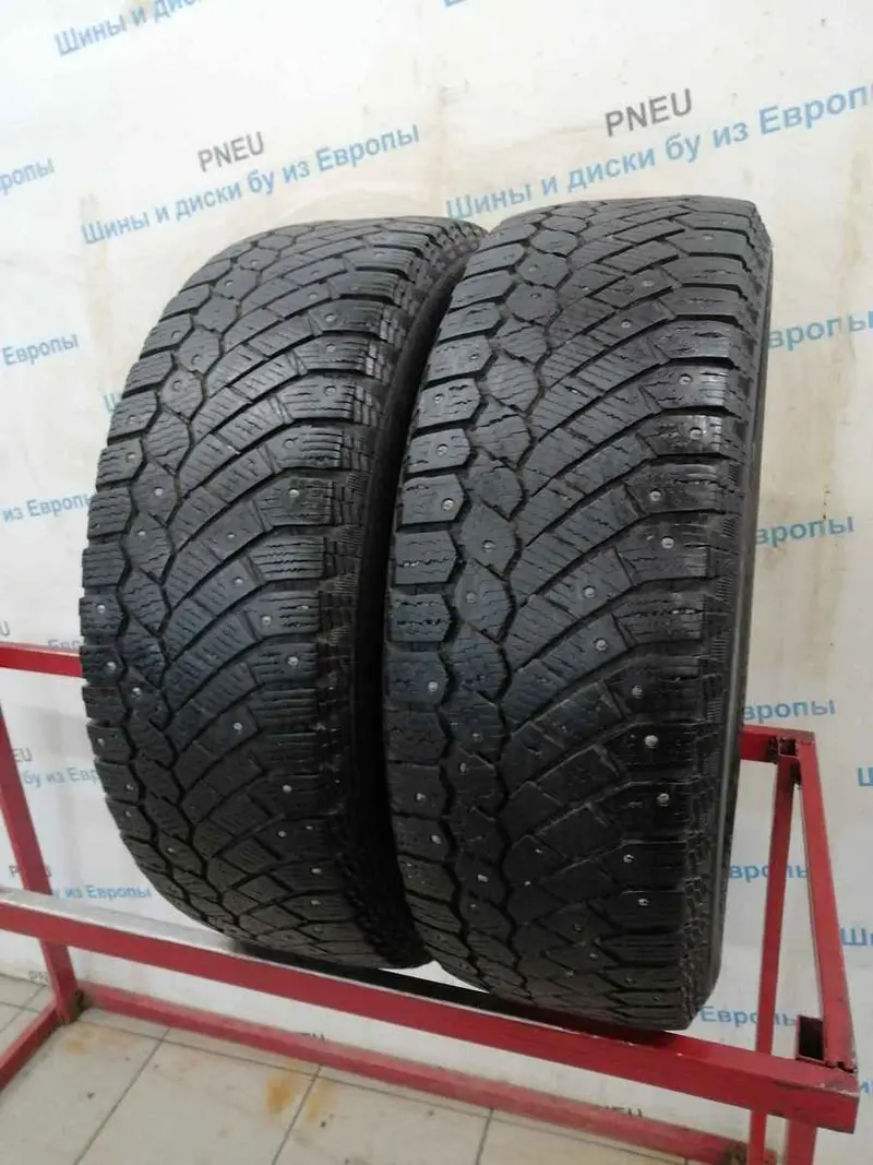 Пара б/у шин 215/65 R16 Continental ContiIceContact 4x4
