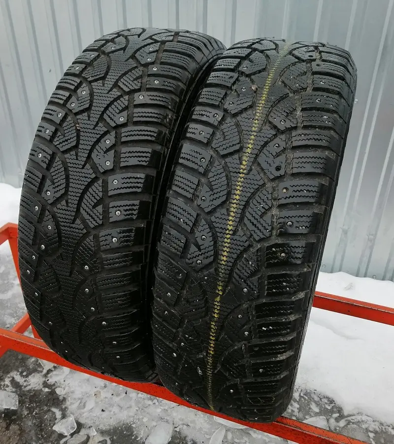 Пара б/у шин 215/65 R16 Continental ContiIceContact 4x4