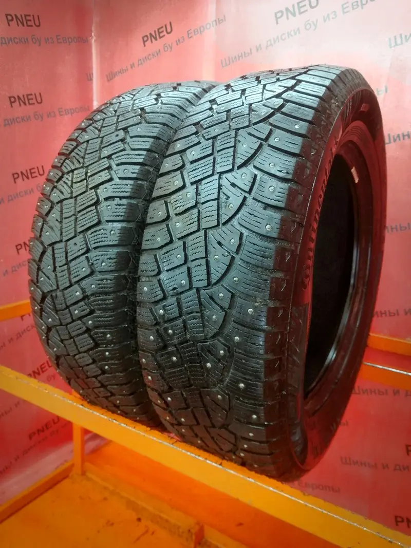 Пара б/у шин 215/65 R16 Continental IceContact 2