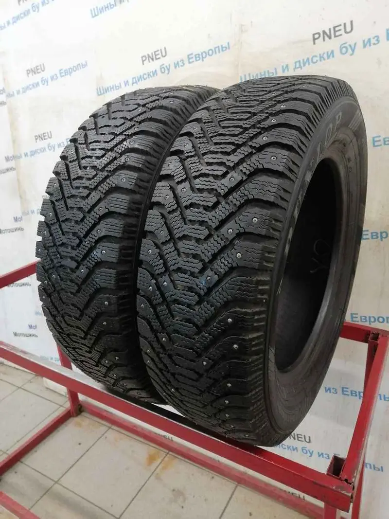 Пара б/у шин 215/65 R16 Dunlop SP Ice Response
