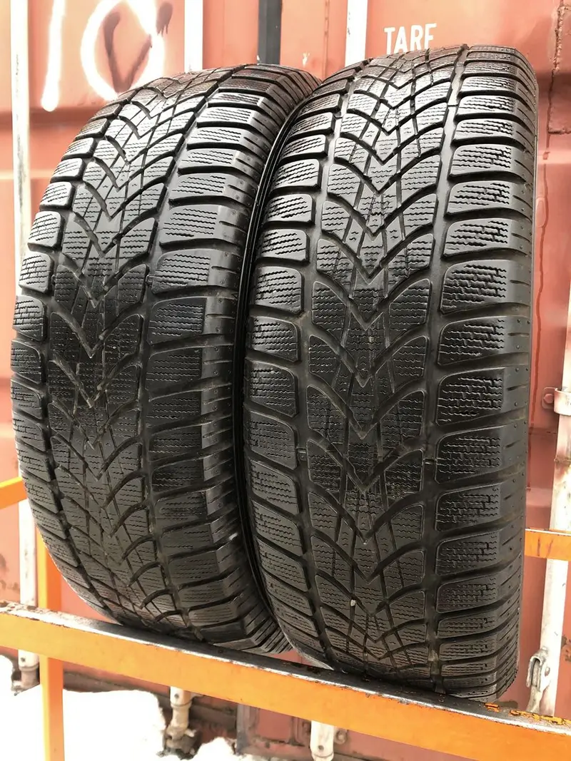 Пара б/у шин 215/65 R16 Dunlop SP Winter Sport 4D