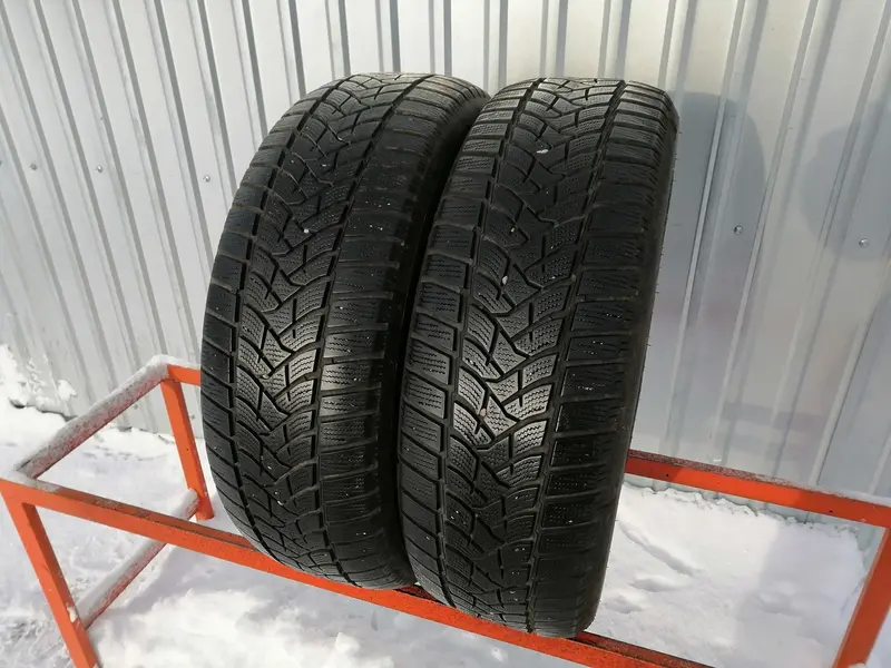 Пара б/у шин 215/65 R16 Dunlop Winter Sport 5