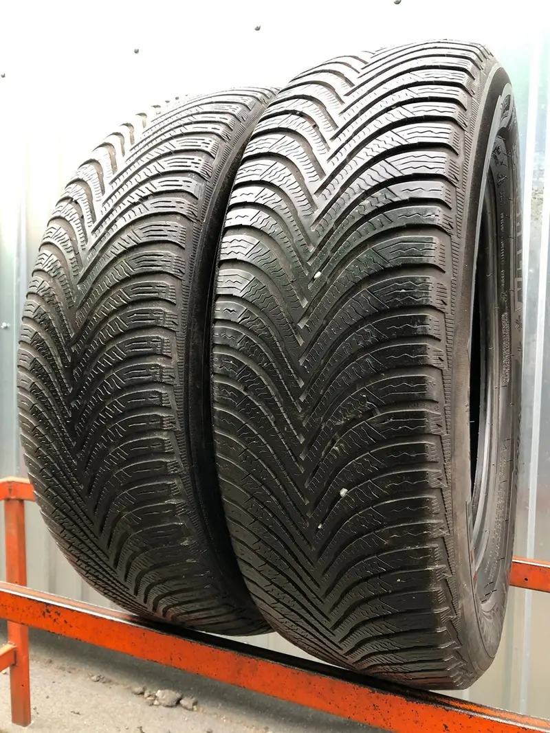 Пара б/у шин 215/65 R17 Michelin Alpin 5