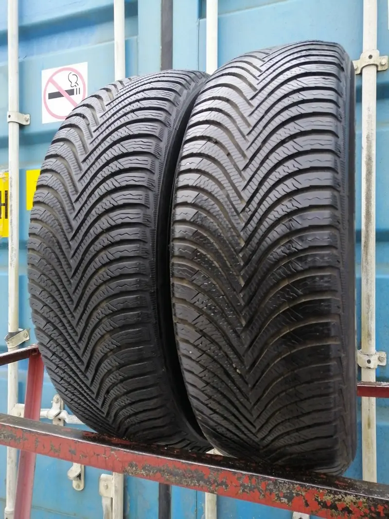 Пара б/у шин 215/65 R17 Michelin Alpin 5, фото 1
