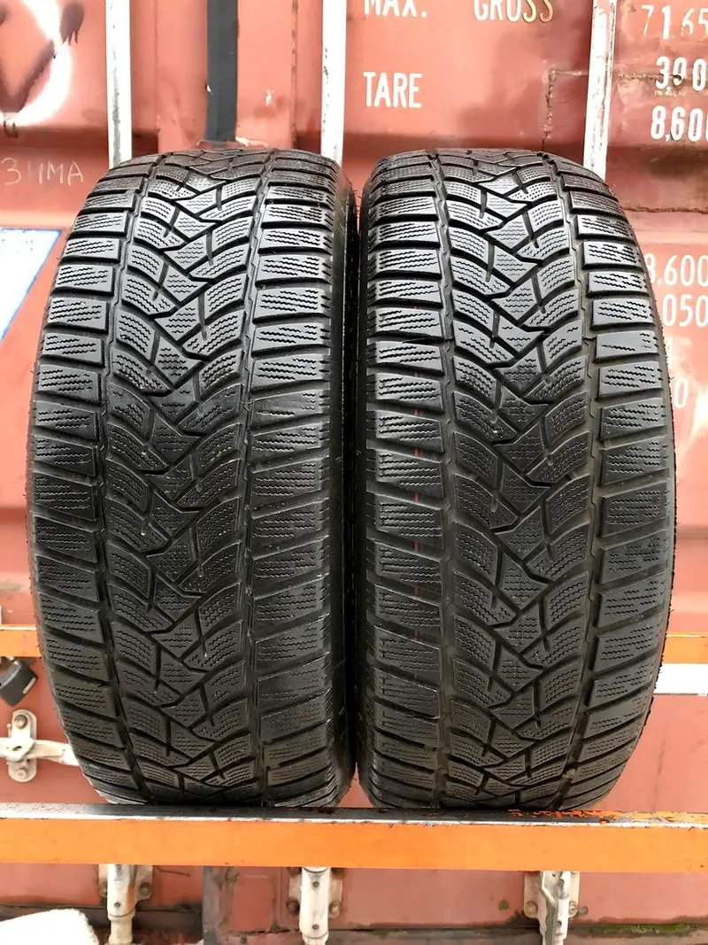 Пара б/у шин 215/70 R16 Dunlop Winter Sport 5