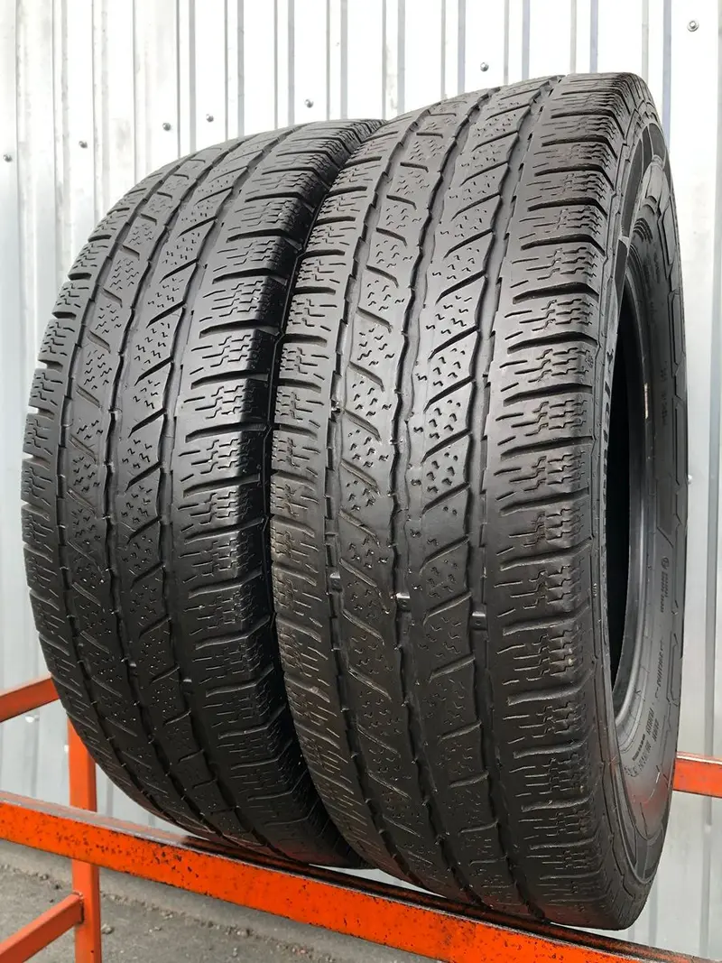 Пара б/у шин 215/75 R16C Continental VanContact Winter