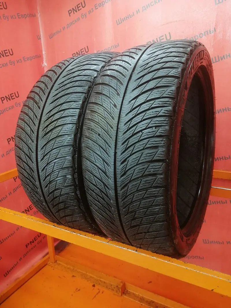 Пара б/у шин 225/40 R18 Michelin Pilot Alpin 5