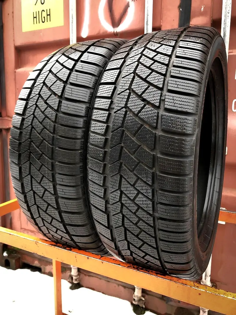 Пара б/у шин 225/45 R18 Continental ContiWinterContact TS 830 P SSR