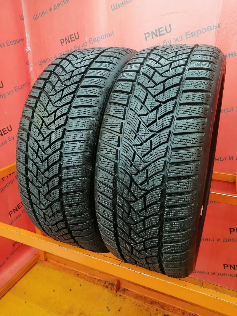 Пара б/у шин 225/45 R18 Dunlop Winter Sport 5