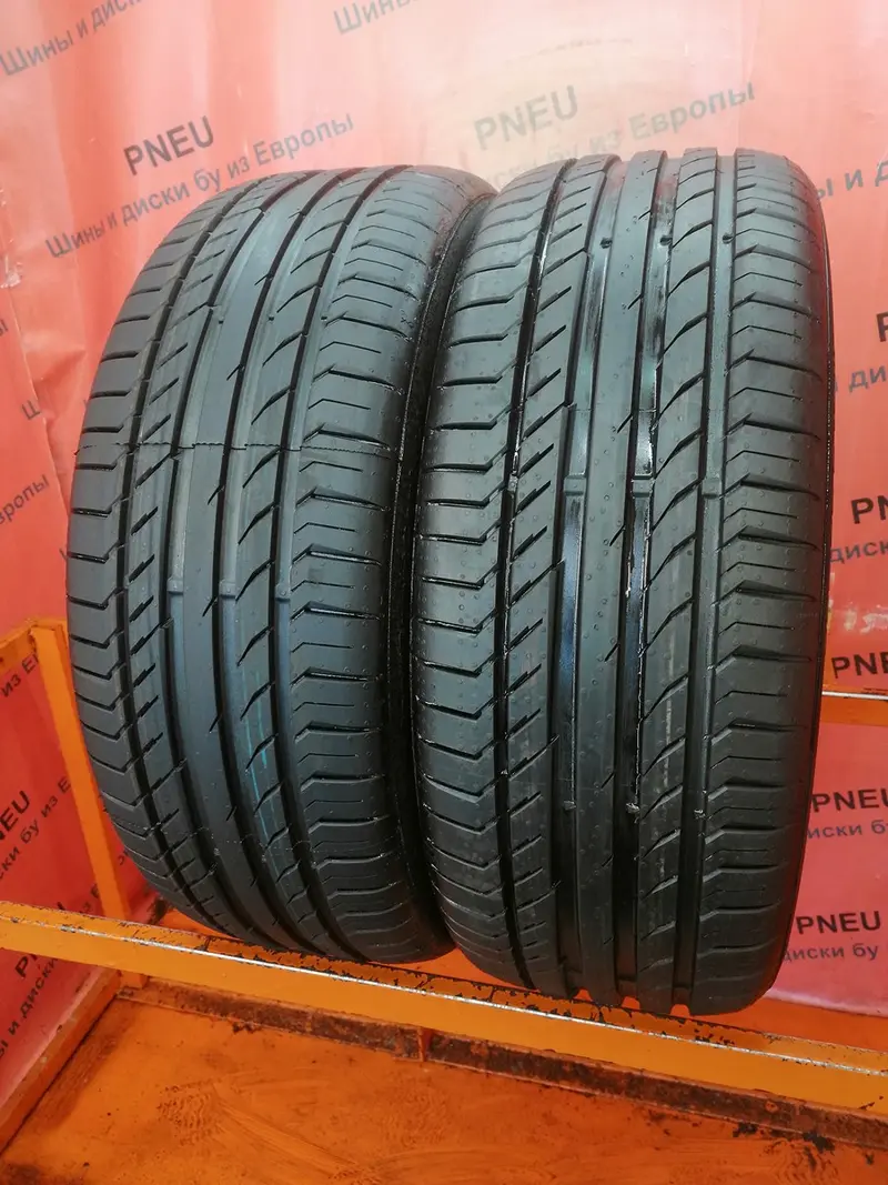 Пара новых шин 225/45 R19 Continental ContiSportContact 5 P, фото 1