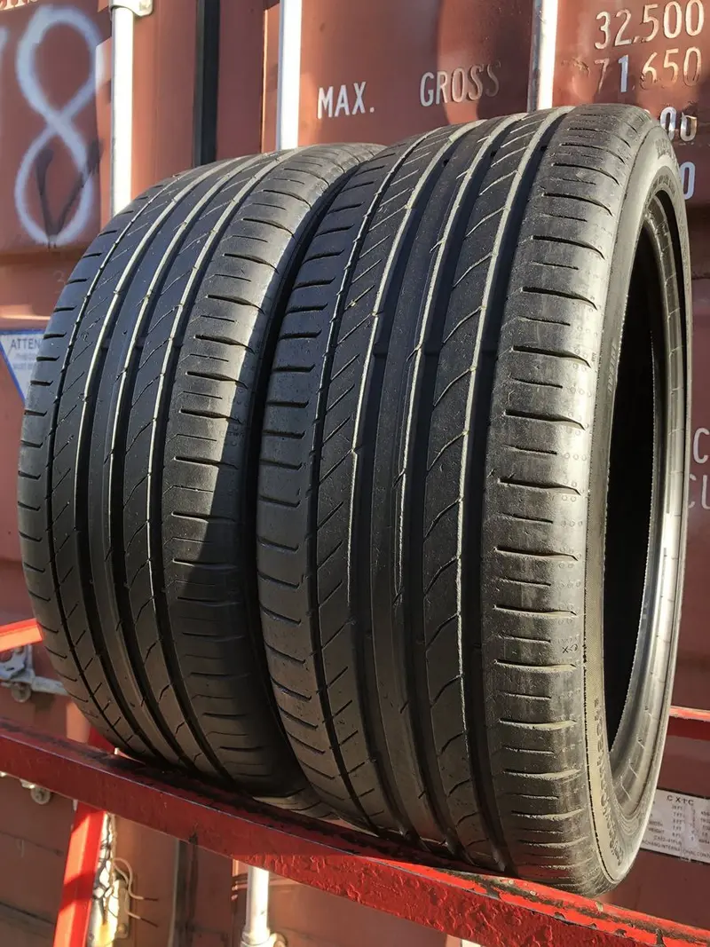 Пара б/у шин 225/45 R19 Continental ContiSportContact 5 P