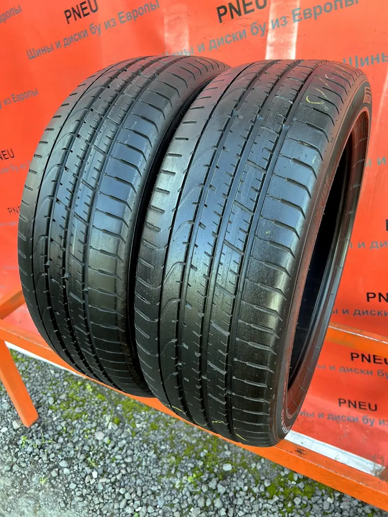 Пара б/у шин 225/45 R19 Pirelli P Zero Run Flat, фото 1