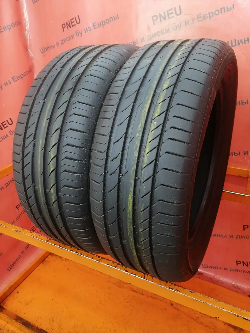 Пара б/у шин 225/50 R17 Continental ContiSportContact 5