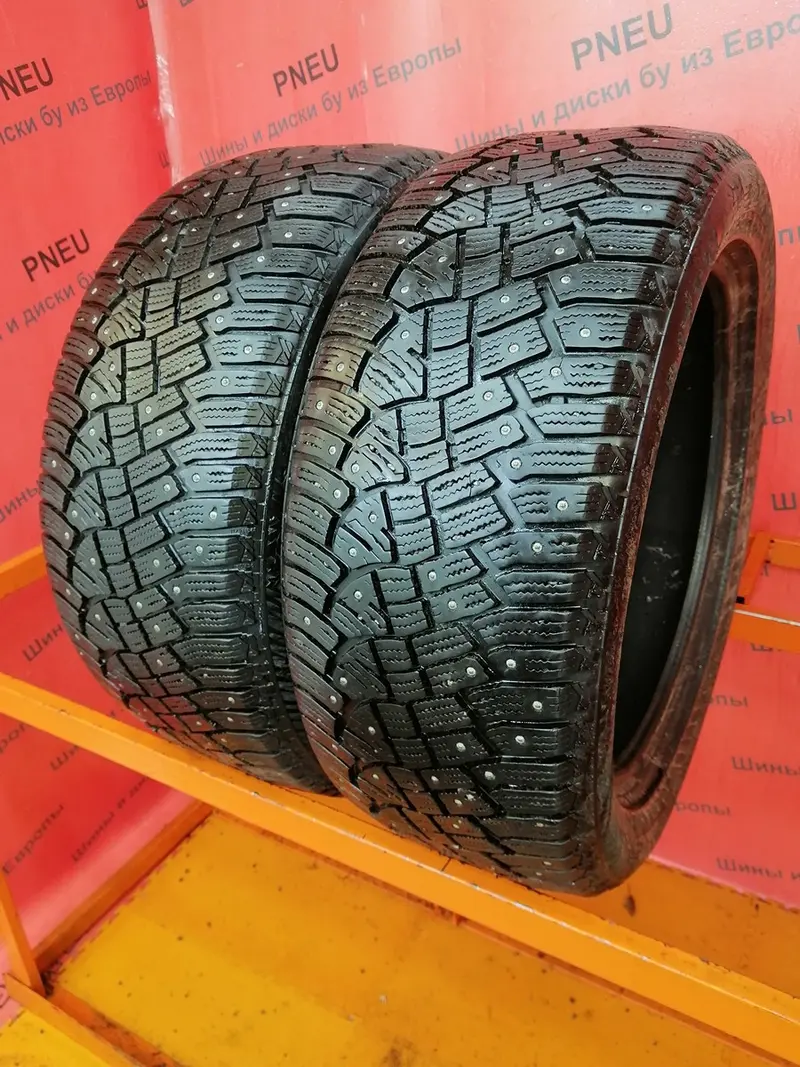 Пара б/у шин 225/50 R17 Continental IceContact 2