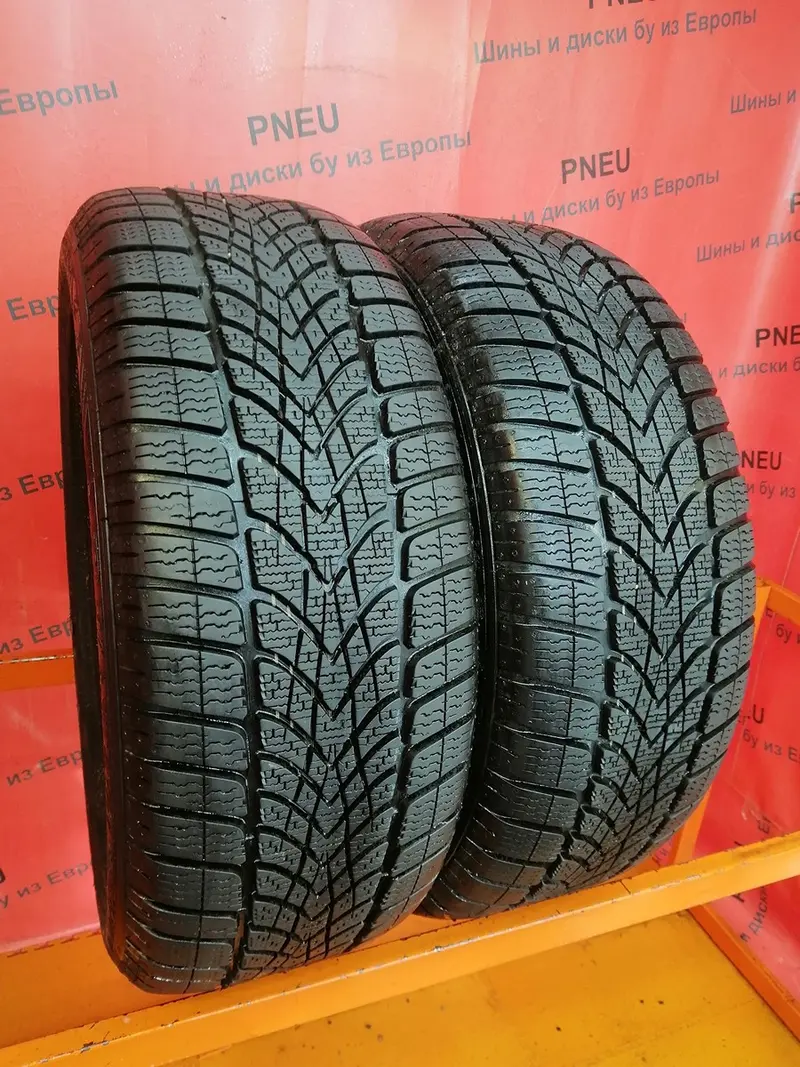 Пара б/у шин 225/50 R17 Dunlop SP Winter Sport 4D