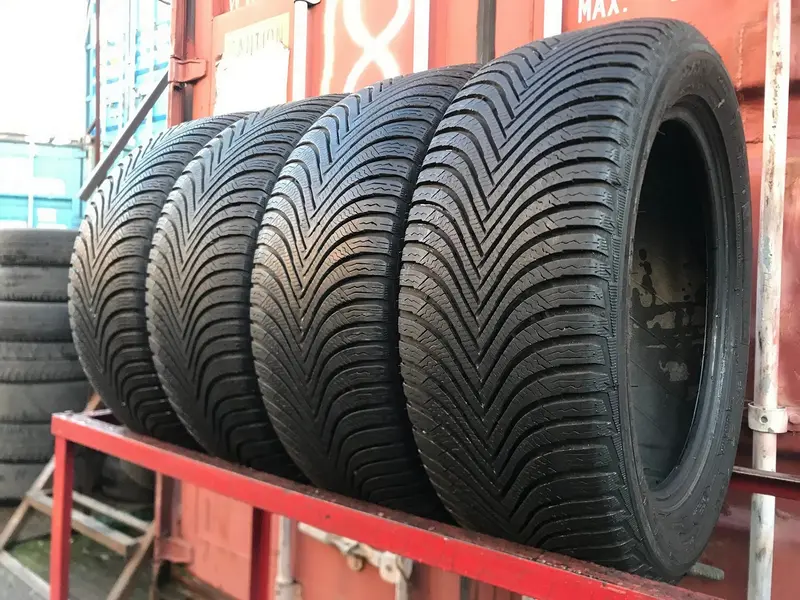 Комплект б/у шин 225/50 R17 Michelin Alpin 5, фото 1