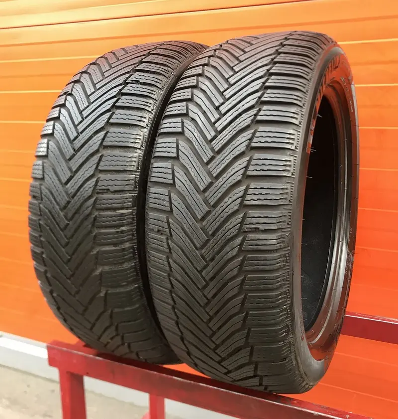 Пара б/у шин 225/50 R17 Michelin Alpin 6