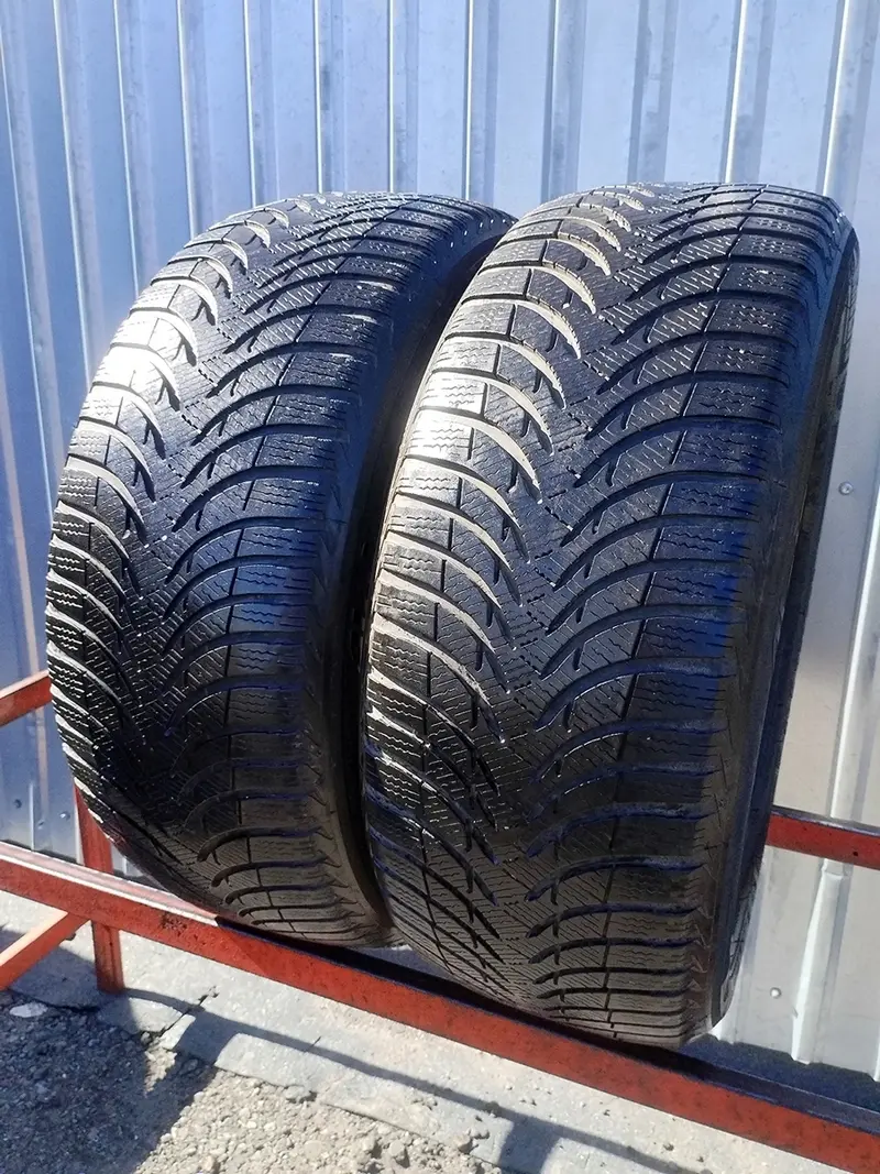 Пара б/у шин 225/50 R17 Michelin Alpin A4
