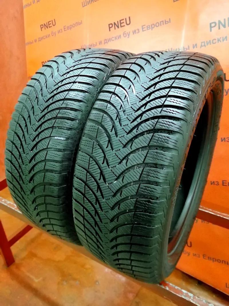 Пара б/у шин 225/50 R17 Michelin Alpin A4 RunFlat MOE