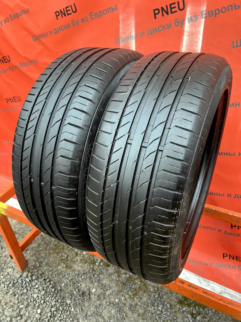 Пара б/у шин 225/50 R18 Continental ContiSportContact 5 RunFlat